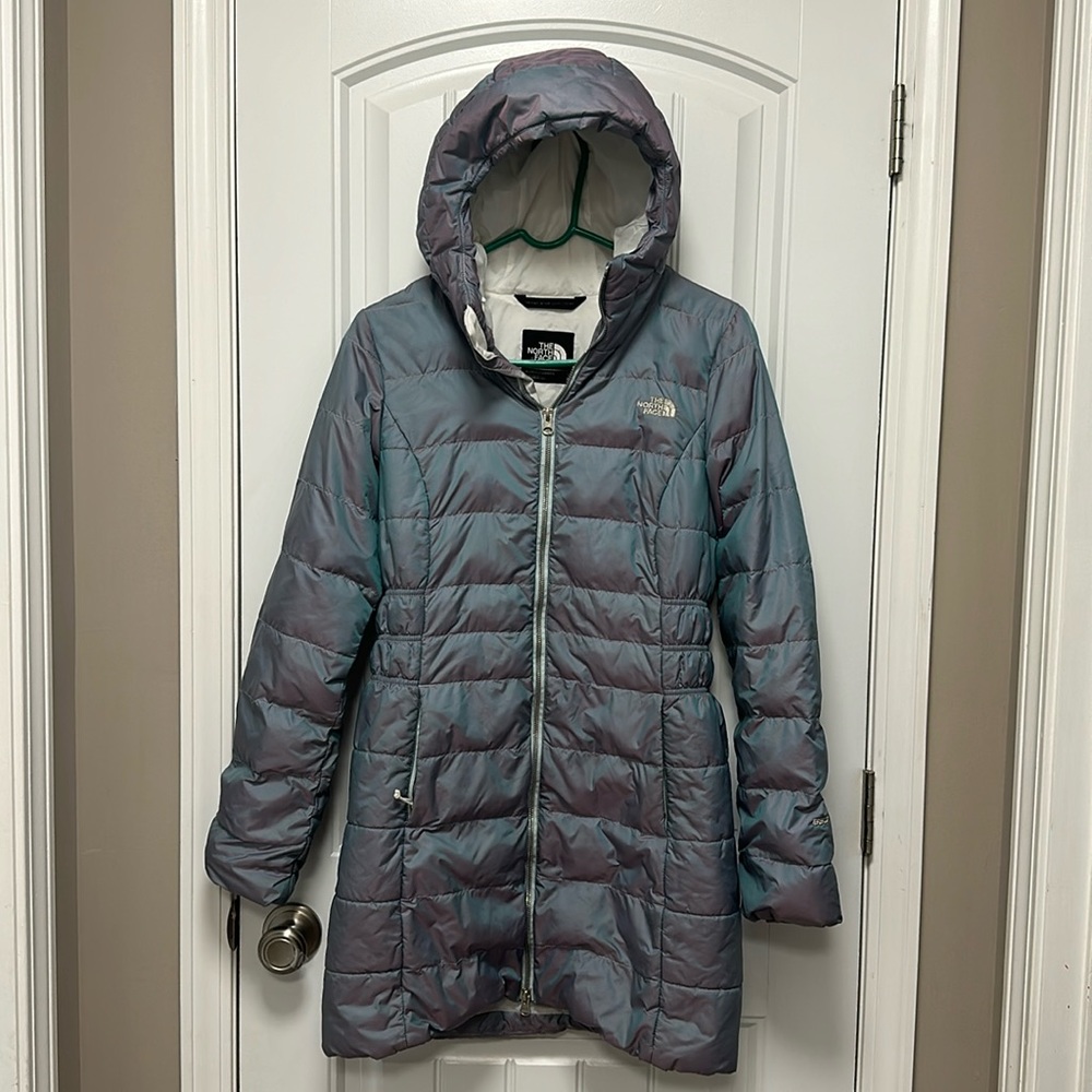 Women's North Face Goose Down Insulated Black Jacket Winter Coat Size Small